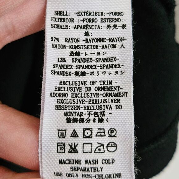 Free People Rock With It Top XS Black‎ Embroidered Off the Shoulder Boho Blouse - Picture 6 of 10